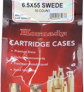 HORNADY UNPRIMED CASES 6.5X55 - SWEDISH 50 PACK 5PK/CS
