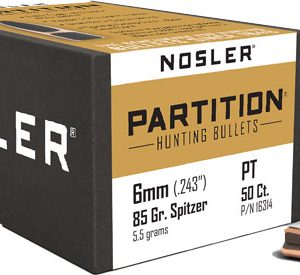 NOSLER BULLETS 6MM .243 - 85GR PARTITION 50CT