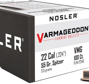 NOSLER BULLETS 22 CAL .224 - 55GR VARMAGEDDON TIPPED 100CT