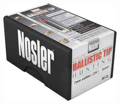NOSLER BULLETS 7MM .284 - 120GR BALLISTIC TIP 50CT