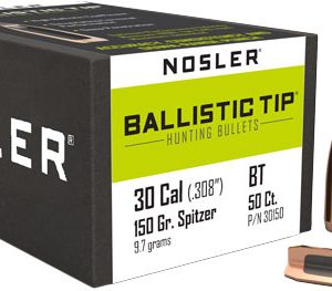 NOSLER BULLETS 30 CAL .308 - 150GR BALLISTIC TIP 50CT
