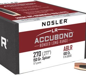 NOSLER BULLETS 270 CAL .277 - 150GR ACCUBOND LR 100CT