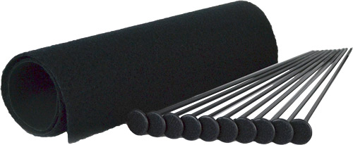 GSS SMALL RIFLE ROD KIT 10 BLK - RIFLE RODS .22 CAL 19"X15"