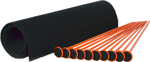 GSS SMALL RIFLE ROD KIT 10 ORG - RIFLE RODS .22 CAL 19"X15"