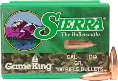 SIERRA BULLETS .22CAL .224 - 65GR SBT 100CT