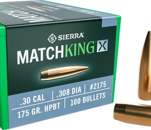 SIERRA BULLETS .30 CAL .308 - 175GR HP-BT MATCHKING X 100CT