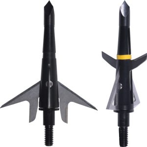 SWHACKER BROADHEAD HYBRID - 4-BLADE 100GR 1.75" CUT BLEEDR