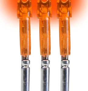 LUMENOK LIGHTED NOCK - X-SERIES HD ORANGE 3PK