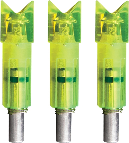 LUMENOK LIGHTED NOCK XBOW GRN - CRESCENT EASTON CARBON 3PK - Image 3