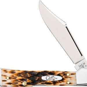 CASE KNIVES AMBER BONE PEACH - SEED JIG MINI COPPERLOCK