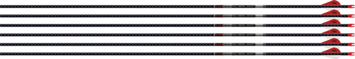 EASTON ARROW 5MM FMJ 400 W/ HO - 6-PACK W/ 2" BLAZER VANES