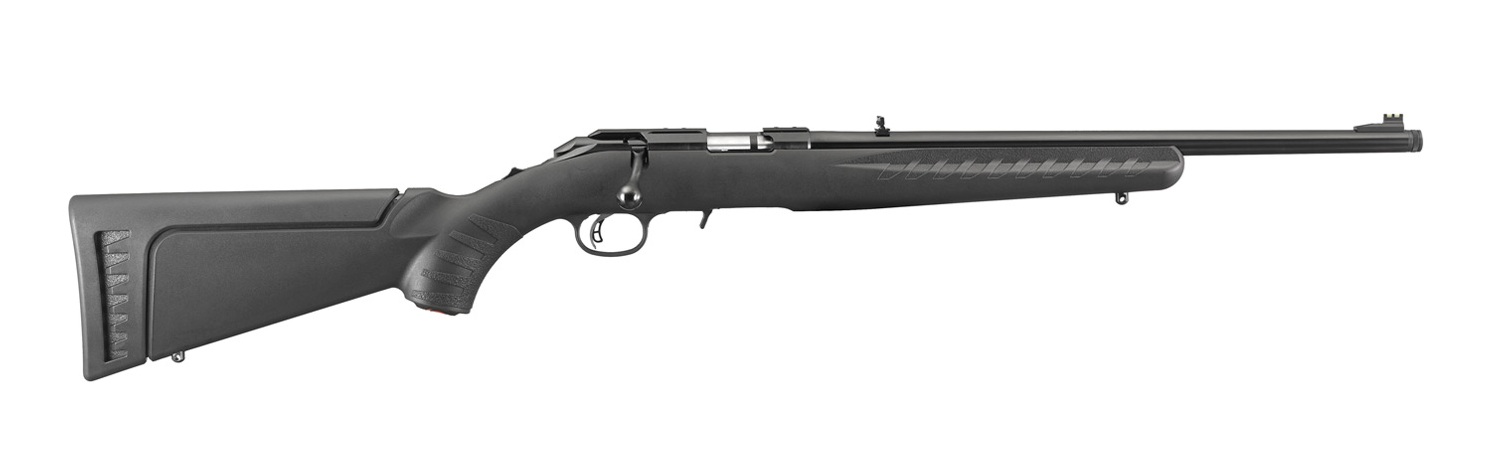 RUGER AMERICAN 22LR BL/SY 18" TB