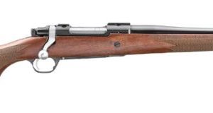 RUGER HAWKEYE HUNTER 243 WIN - 16.6" BLUE WALNUT THREADED