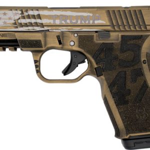 BLACK RAIN FRONTLINE 9MM - PISTOL TRUMP CUSTOM 15RD GOLD