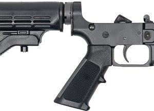 GLFA LOWER GROUP AR-15 5.56MM - W/ADJUSTABLE STOCK BLACK