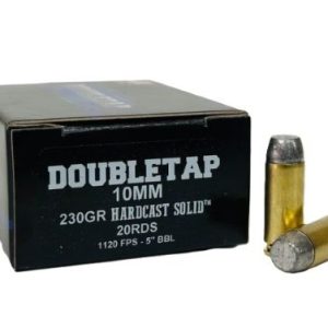 DOUBLETAP 10MM 230GR WFNGC - HARDCAST SOLID 20RD 50BX/CS