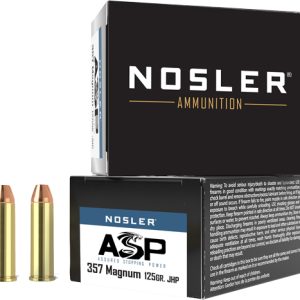 NOSLER 357 MAG 125GR ASP JHP - 20RD 10BX/CS