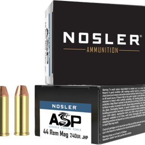 NOSLER 44 MAG 240GR ASP JHP - 20RD 10BX/CS