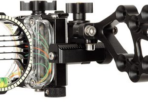 TROPHY RIDGE BOW SIGHT REACT - PRO 5-PIN .019 RH BLACK