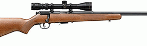 SAVAGE 93R17-GVXP 17HMR 21"HB - W/3-9X40 ACCU TGR BLUED/H-WOOD