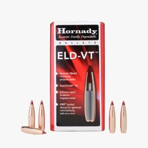 HORNADY BULLETS 22 CAL .224 - 69GR. ELD-VT 100CT 25BX/CS