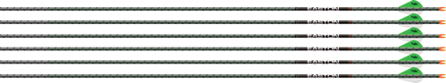 EASTON ARROW 5MM FMJ MAX 340 - 2" BLAZER HALF-OUT 6PK