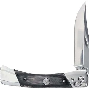 UNCLE HENRY KNIFE PLB7 3.8" - BLADE LMNT WOOD HANDLES PIVOT