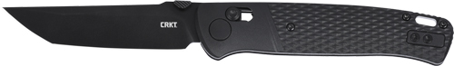 CRKT COUNTERPART 3.38" PLAIN - EDGE BLACKOUT CROSSBAR LOCK