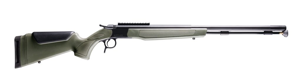 CVA OPTIMA .50CAL BLK/ODG RAIL