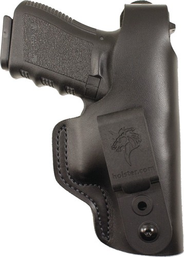 DESANTIS DUAL CARRY II HOLSTER - IWB/OWB RH LTHR SHIELD 9/40 BL