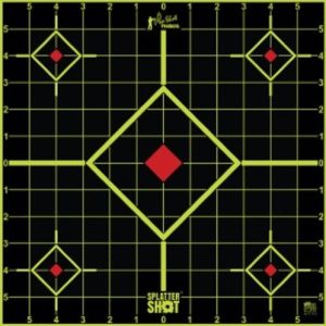 SPLATTER SHOT TARGET SIGHT-IN - 12" GREEN PEEL/STICK 12EA