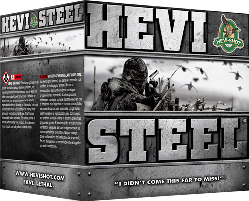 HEVI-SHOT HEAVY STEEL 12GA - 3" 1-1/4OZ #3 25RD 10BX/CS