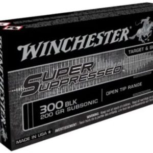 WINCHESTER SUPPRESSED 300 AAC - 200GR FMJ 125RD 6BX/CS