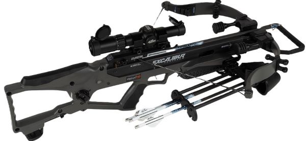 EXCALIBUR CROSSBOW REV X TD - 400FPS COCK/DECOCK STEALTH GRY