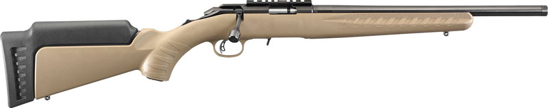 RUGER AMERICAN 22WMR 10-SHOT - 16" MATTE FDE COMPOSITE