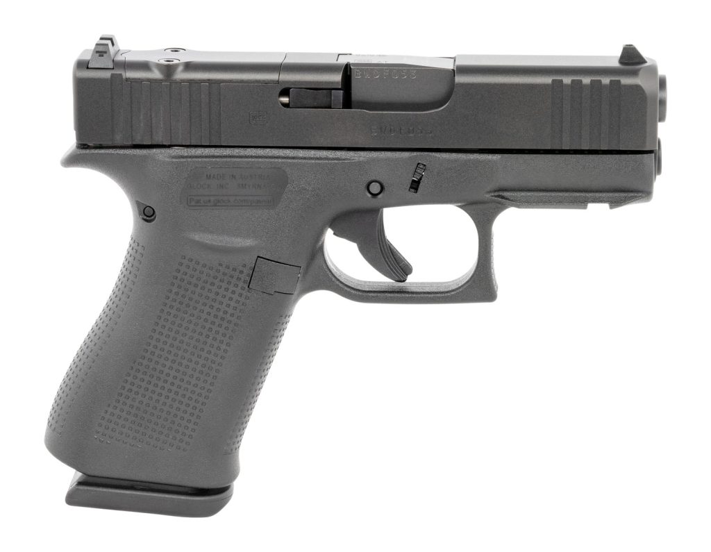 GLOCK G43X 9MM 3.39" MOS 15+1 RAIL #