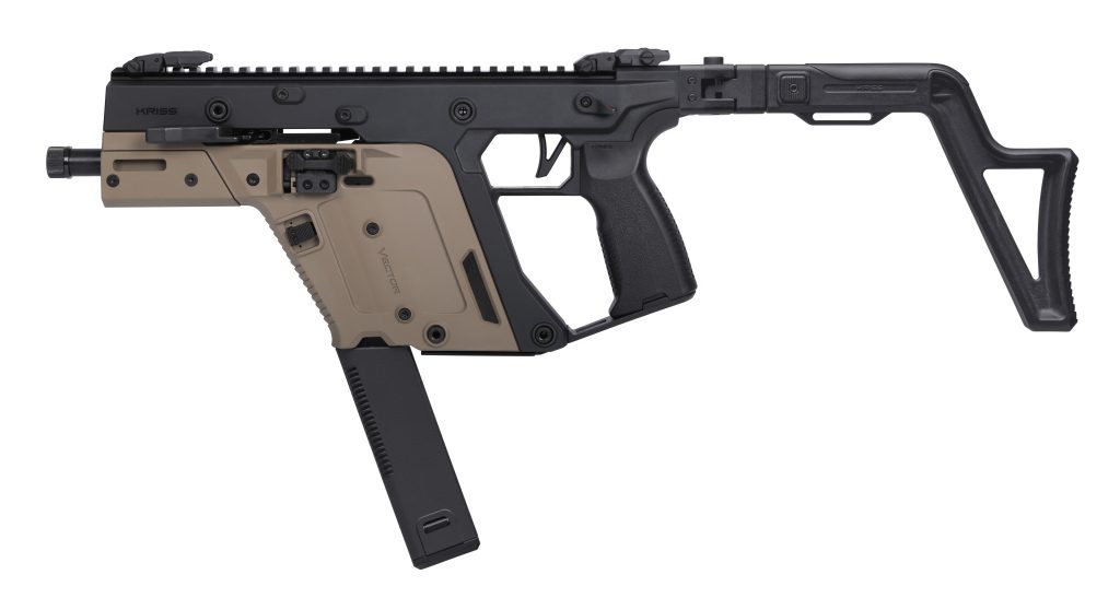 KRISS USA VECTOR SBR 45ACP 5.5" BK/FDE