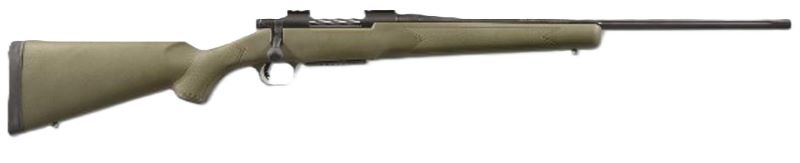 MOSSBERG PATRIOT 243 WIN 22" - FLUTED MATTE SYN OD GREEN STK