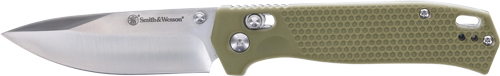 S&W KNIFE 24/7 PIVOT LOCK DROP - POINT 3.3" SS/GRAY