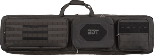 BULLDOG 48" DOUBLE SUPPRESSOR - TACTICAL RIFLE CASE BLACK