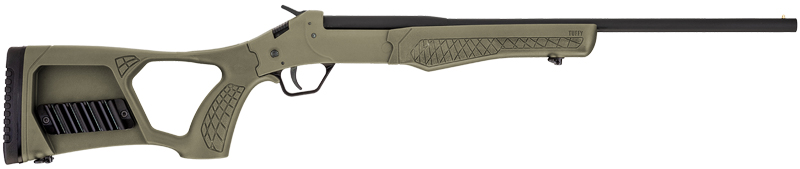 ROSSI TUFFY 410 3" 18.5" GREEN - THUMBHOLE SYNTHETIC